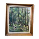 Original acrylic framed on two sides by J. Sabyt