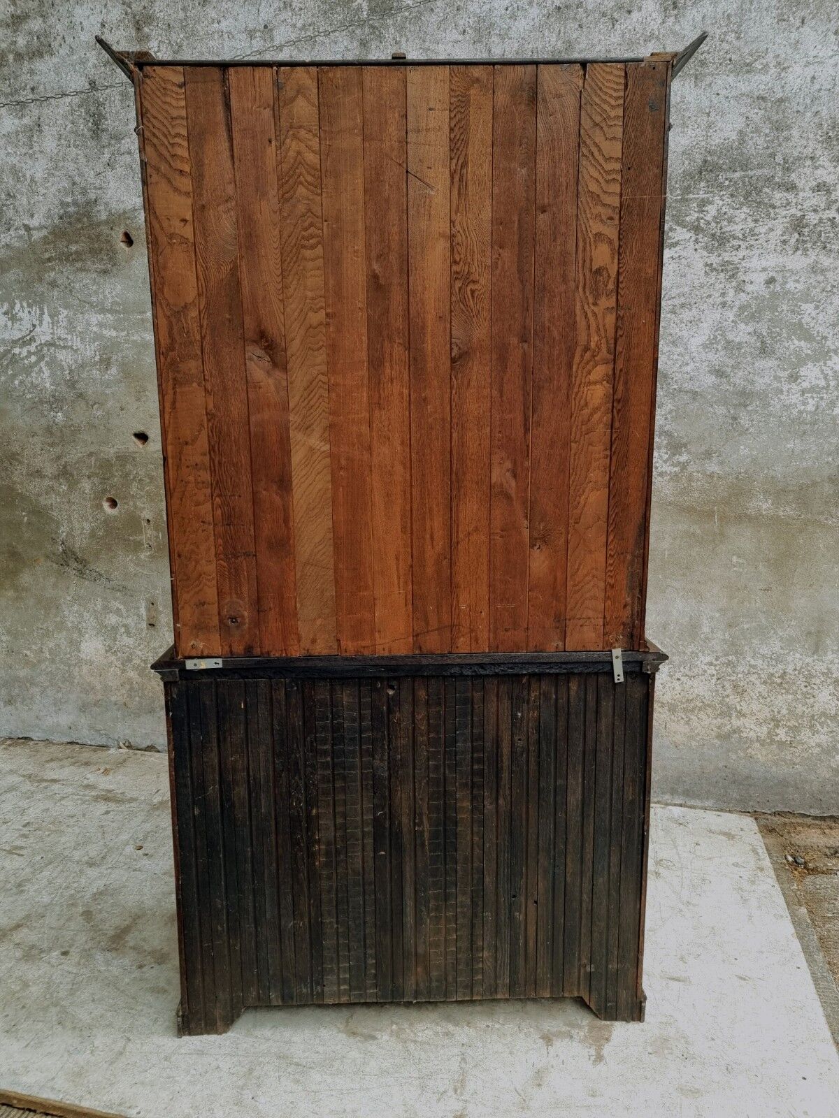 Antique china cabinet oak display cabinet English kitchen cabinet