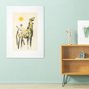 Naked Rider, Colour Lithograph on Paper, 63 x 88 cm
