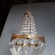 Lustre montgolfiere st Louis XVI bronze and stamps ep 1940