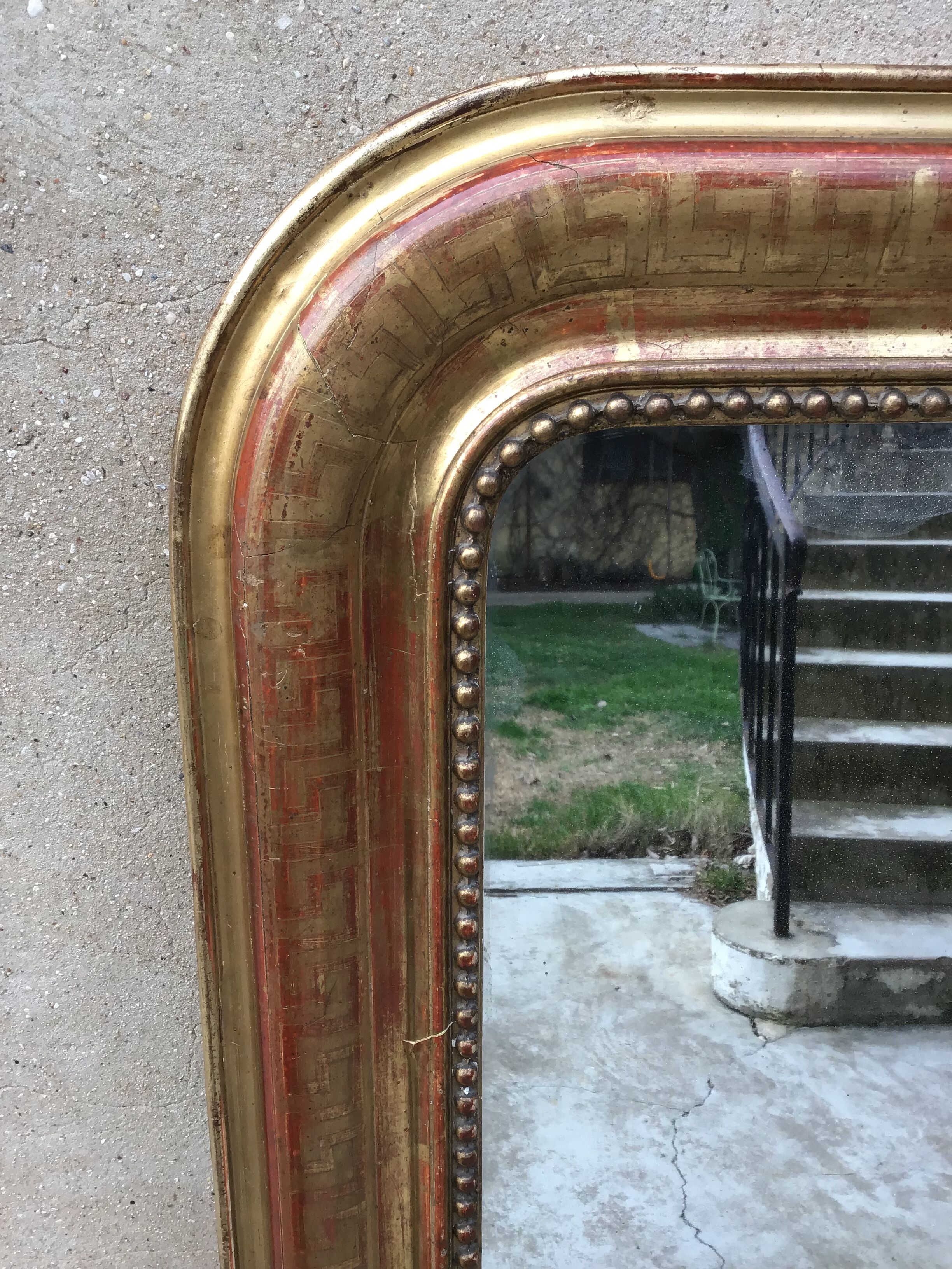 Mirror Louis Philippe gilded 127x 95