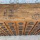 Renovated oak workshop drawer unit.