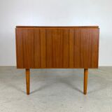 Danish MIdCentury Drop Leave Table in Teak Arne Vodder Style, 1960s Denmark