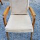 Pair of armchairs from the 50s free-span in blond beech