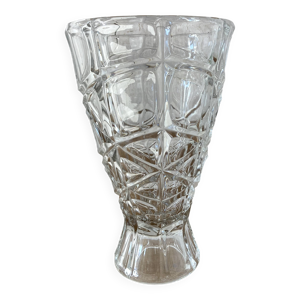 Vase en cristal ciselé