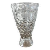 Cut crystal vase