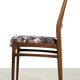 Chaises en tissu violet, ensemble de 2