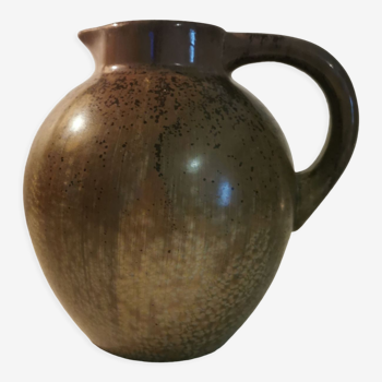 Pitcher earthenware Sarreguemines 1920-30 model Etna