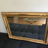 Golden mirror 84x63cm