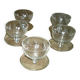 set of 5 crystal cherry bowls in very good condition