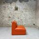 Vintage orange armchair, ed. Steiner