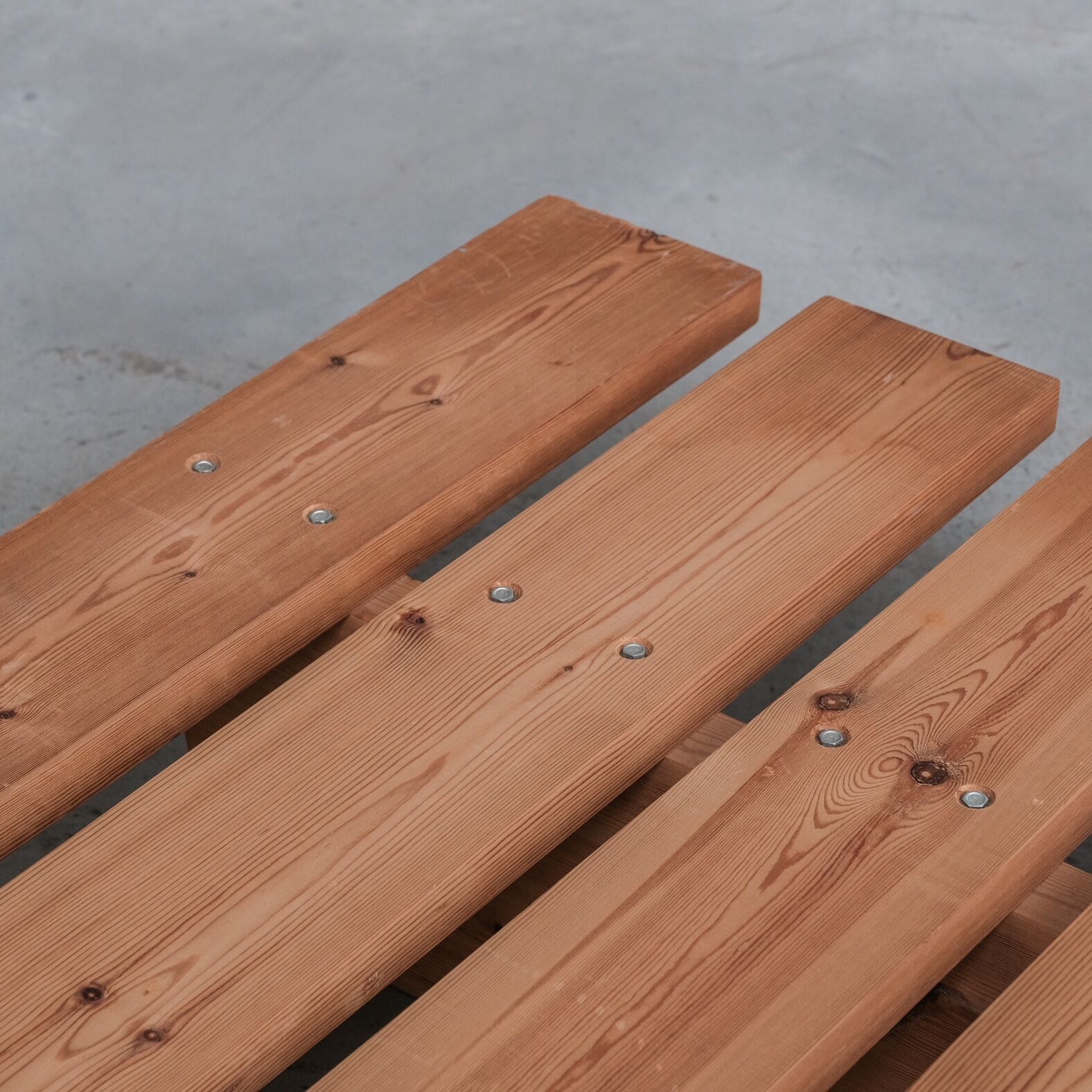 Danish Mid-Century Slatted Pine Day Bed (2 available)