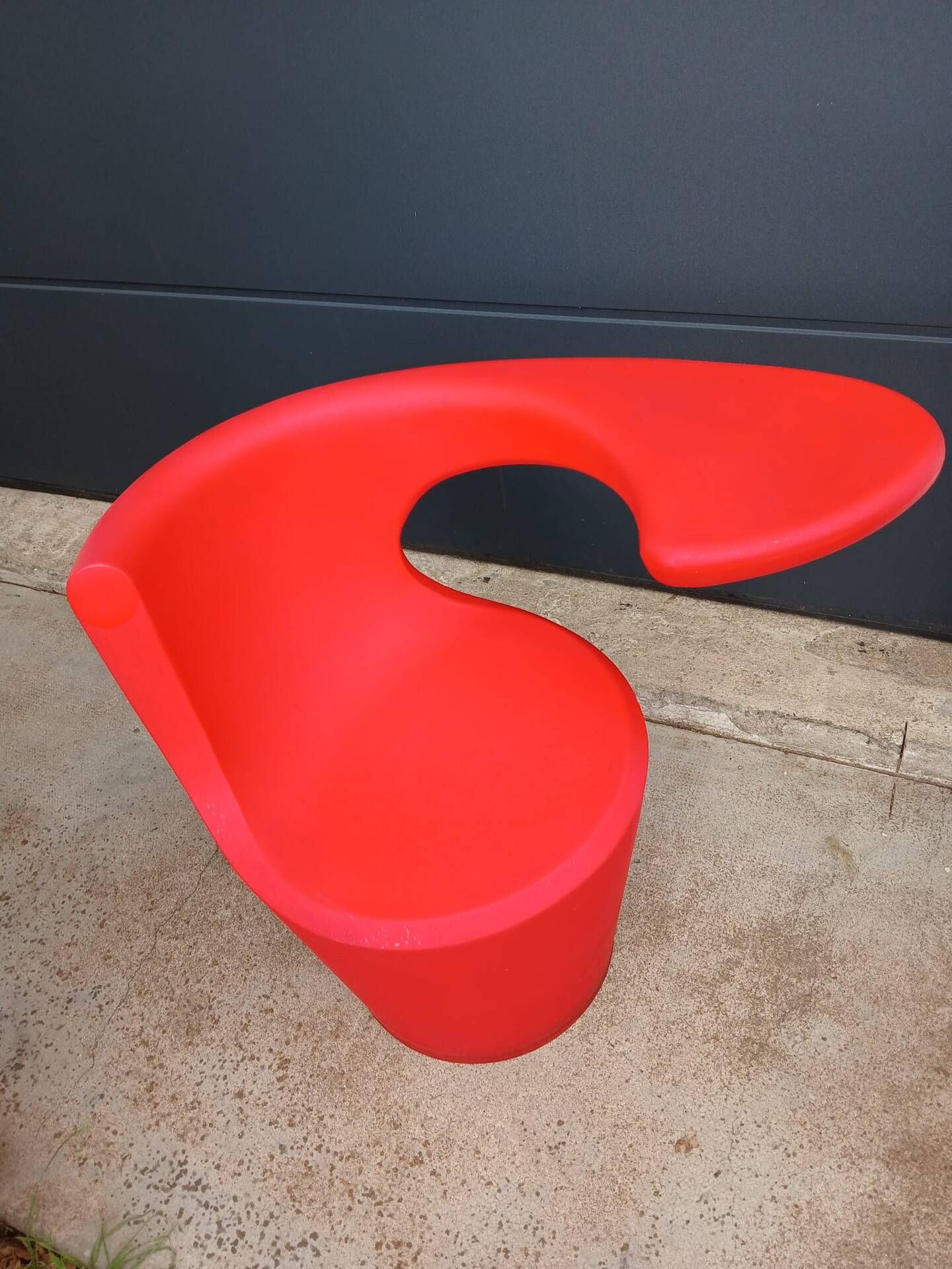 Divina red armchair Italian design – vintage style