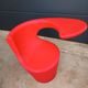 Divina red armchair Italian design – vintage style