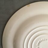Set of 10 flat plates in English earthenware, EIT England, country décor