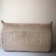 TOGO 3-seater sofa in beige velvet, Ligne Roset edition 1970