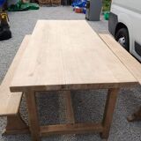 Table with a pair of benches