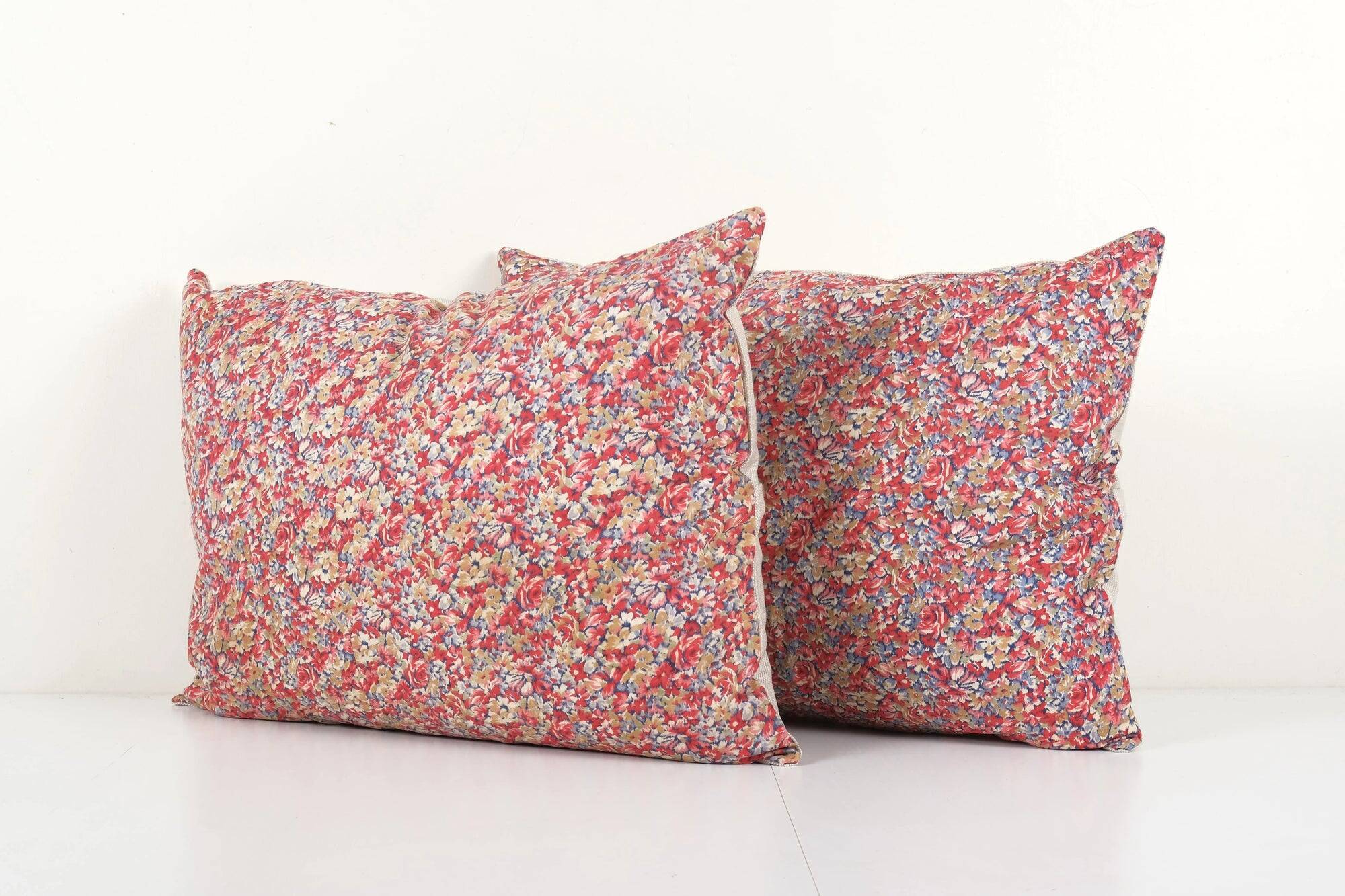 Set of 2 vintage Turkish cushion covers 61x41 cm