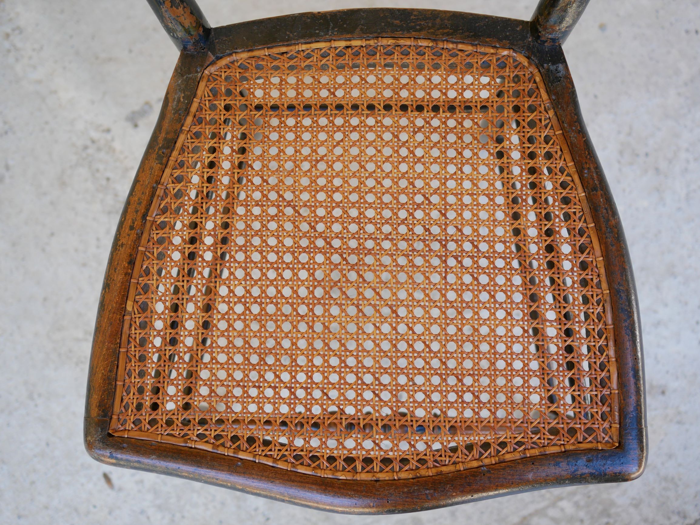 Napoleon III Chair in wood and cannage, twenties