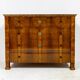 Grande commode Biedermeier en placage de noyer 1820-1840