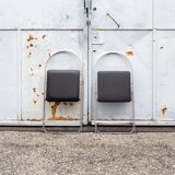 Sedie pieghevoli Aprilina di Gae Aulenti per Zanotta, 1964, set of 2