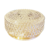 Moulded glass ceiling globe