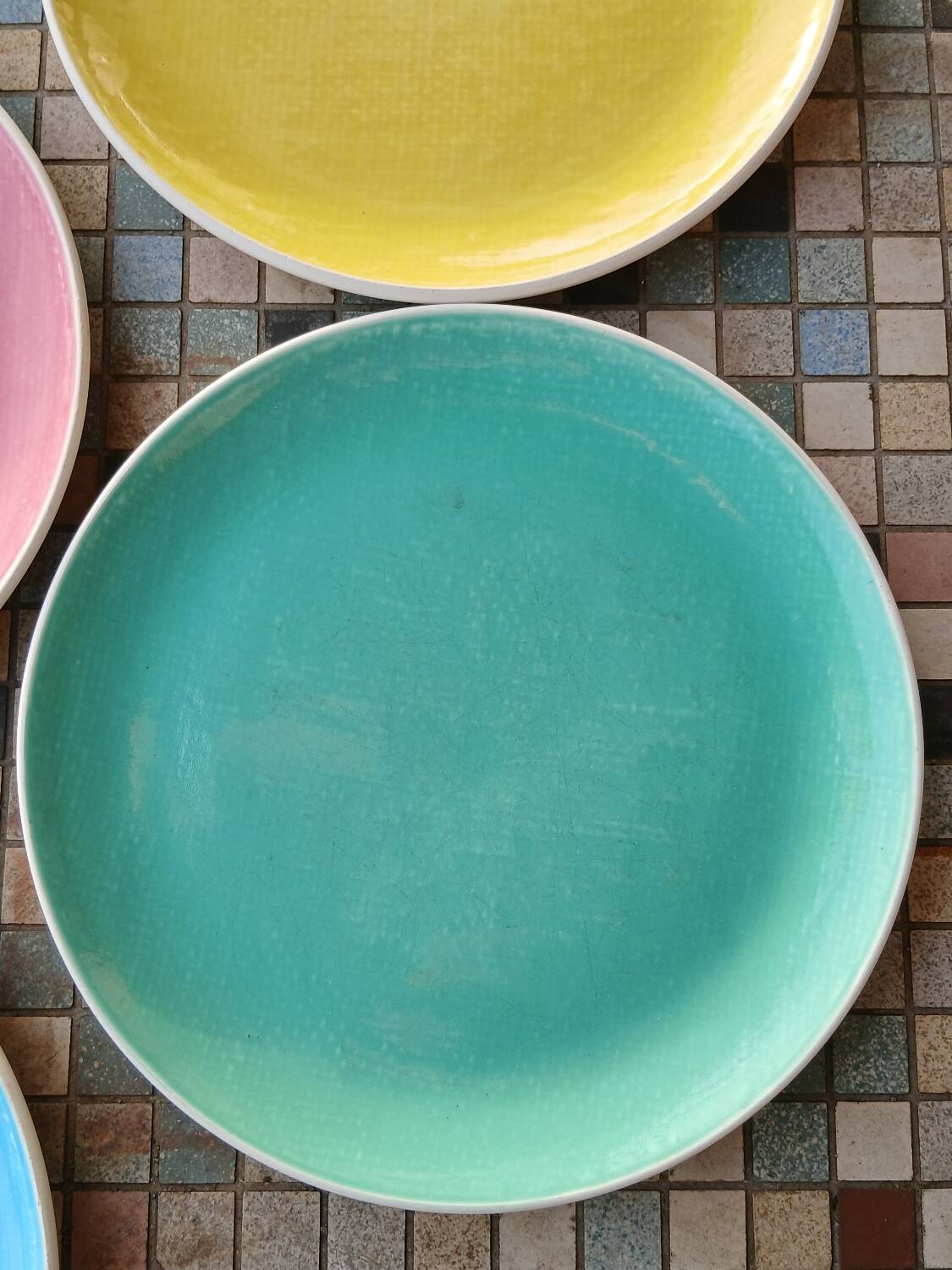 Deauville plates by Salins