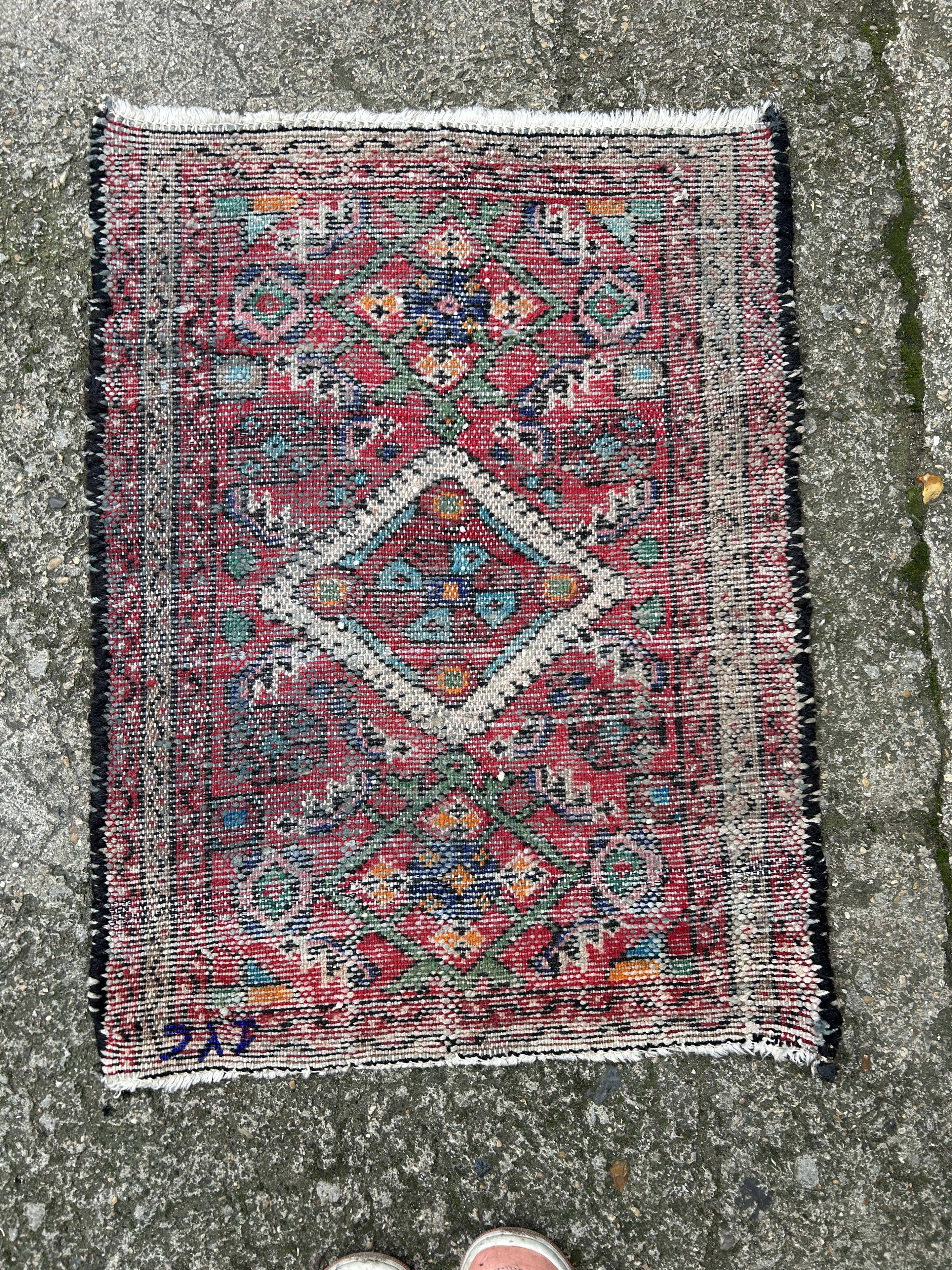 Mini rug from Iran