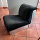 Brushed steel armchair 1970