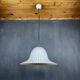 Vintage Murano glass tulip pendant lamp, Italy, 1970s.
