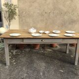 Oak farmhouse table 1m94