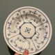 Set of 4 hollow Jäger plates in Blau Saks porcelain