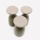 Set of three ceramic mazagrans