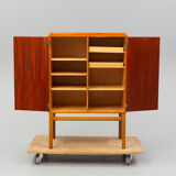 Scandinavian MidCentury Bar Cabinet by Axel Larsson for Bodafors, 1950s
