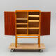 Scandinavian MidCentury Bar Cabinet by Axel Larsson for Bodafors, 1950s