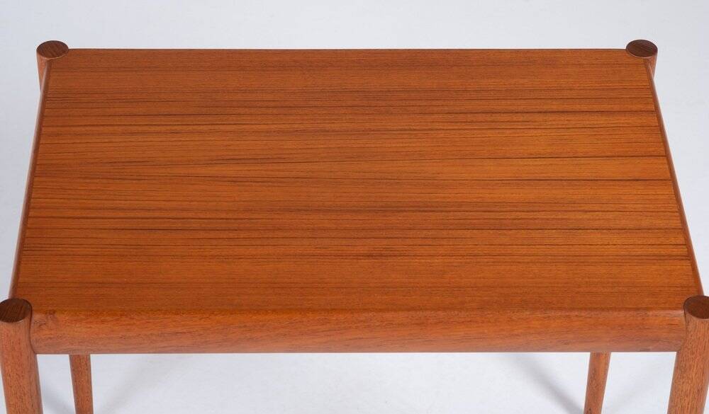 Nest of Tables in Teak, Denmark, 1960s, Set of 3