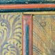 Antique Folk Art Hand Painted Cabinet, circa 1850