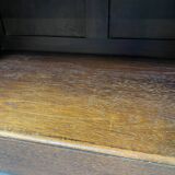 Large vintage wooden bookcase