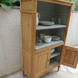 Beautifully crafted Louis XVI style bookcase in wood.