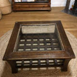 Table basse wengé bois de très bonne qualité, 0,80 m * 0,80 m