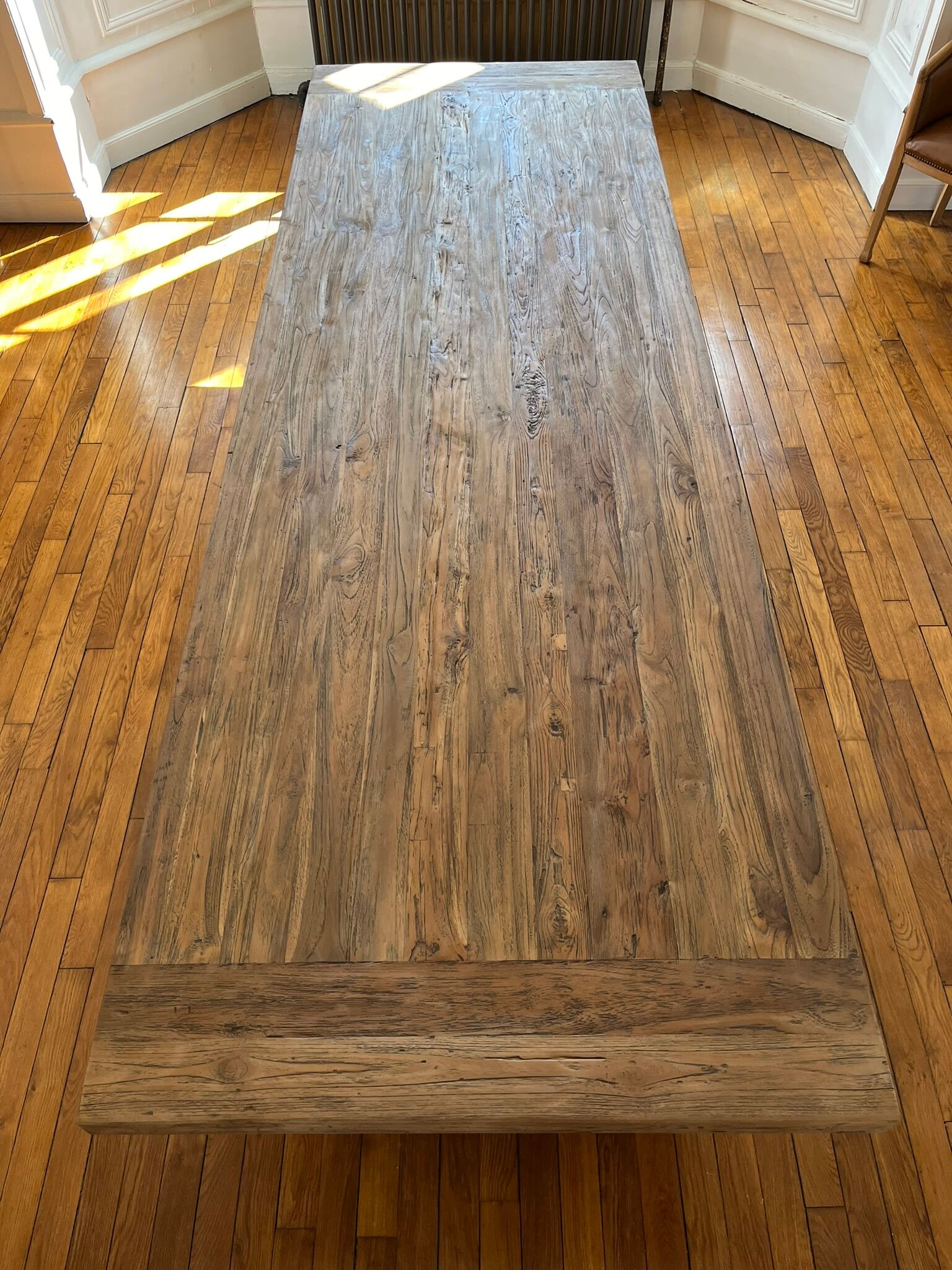 Wooden monastery table - Spirito 300 by 100 cm