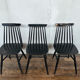 Série de 3 chaises 1950 1960