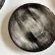 Set of 6 plates Soulages Gulf Juan in Salins earthenware 1960