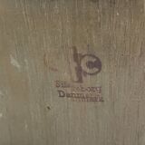 Table basse vintage danoise en teck (années 1960)