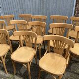 Viennese chairs Bent wood Restaurant Paris bistro Fischel 1980