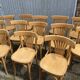 Viennese chairs Bent wood Restaurant Paris bistro Fischel 1980