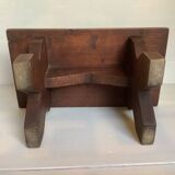 Small wooden stool bench step