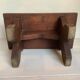 Small wooden stool bench step