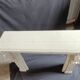 Dressing fireplace white wood