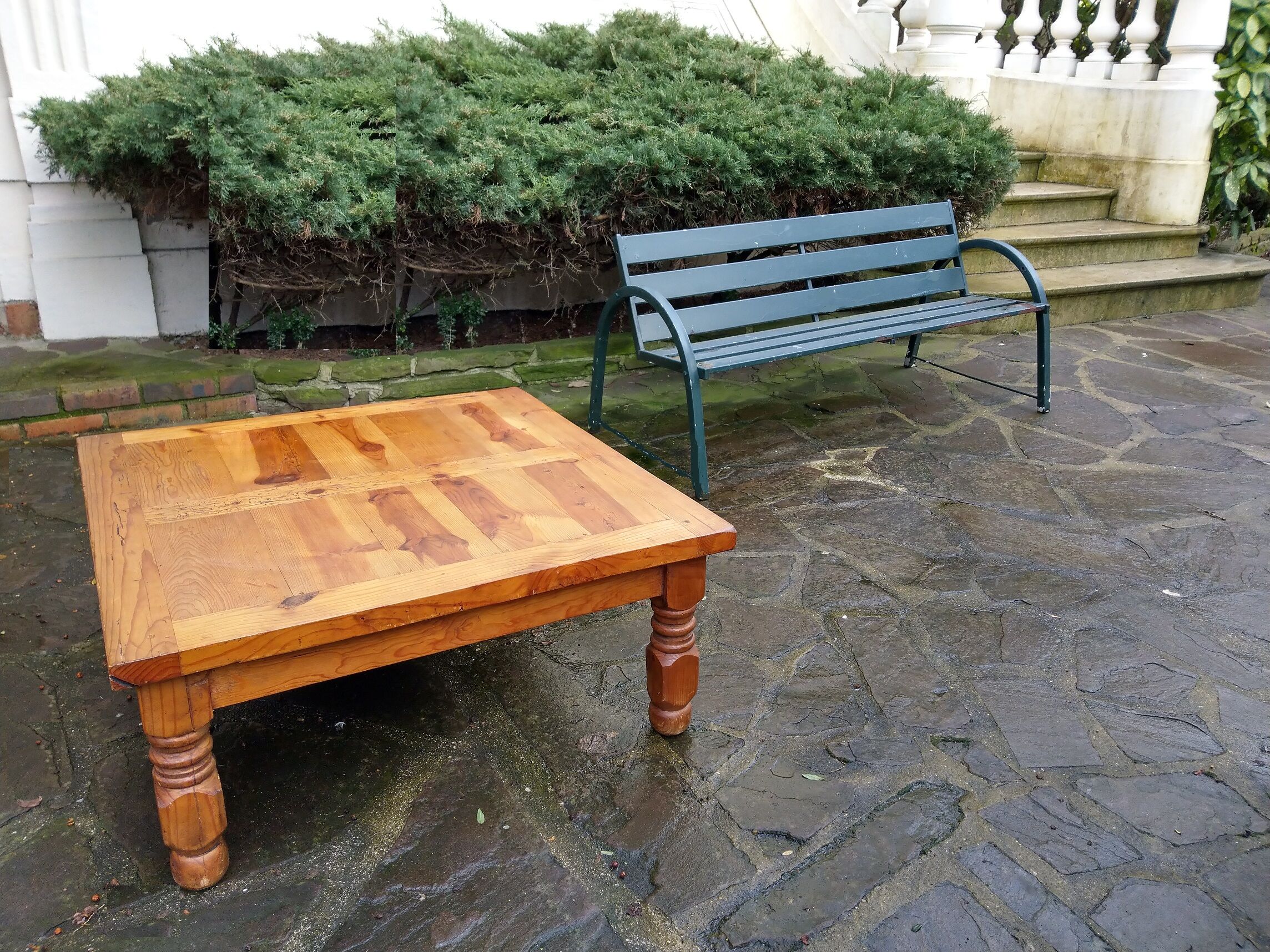 Wooden coffee table from Mexico